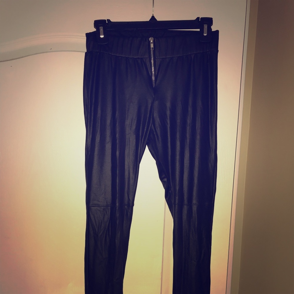 Pleather leggings